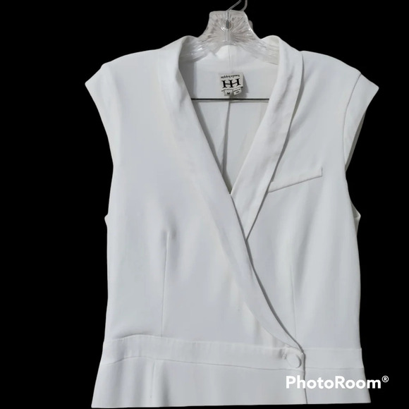 Haute Hippie Tuxedo Gown In Swan Size Medium - Picture 6 of 11